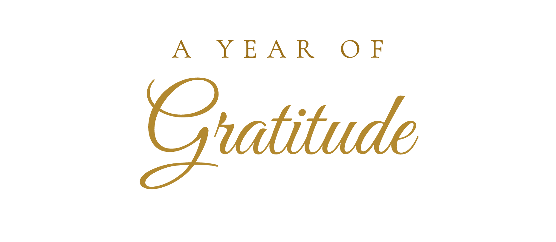 A Year of Gratitude
